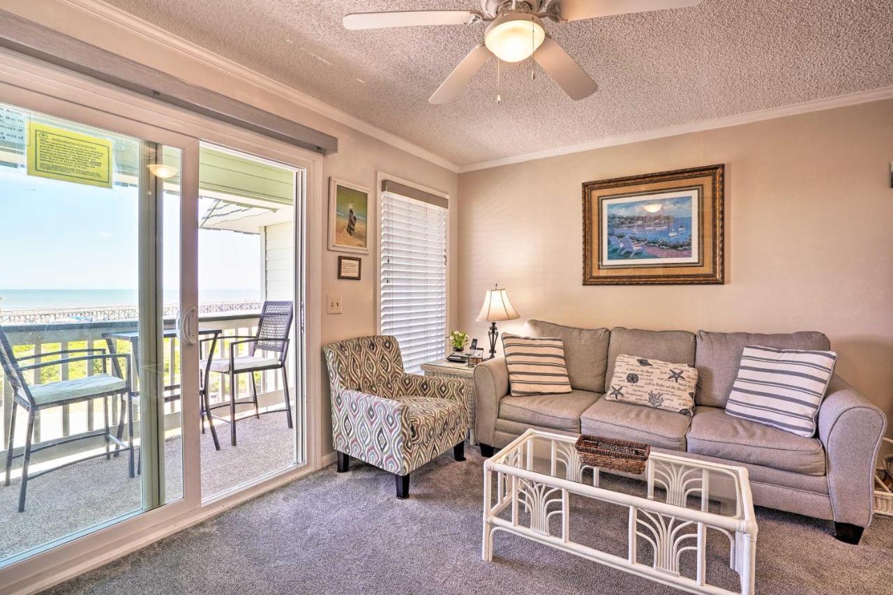 Isle Of Palms Beachfront Condo With Balcony And Pool! Buitenkant foto