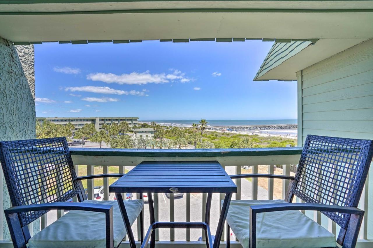 Isle Of Palms Beachfront Condo With Balcony And Pool! Buitenkant foto